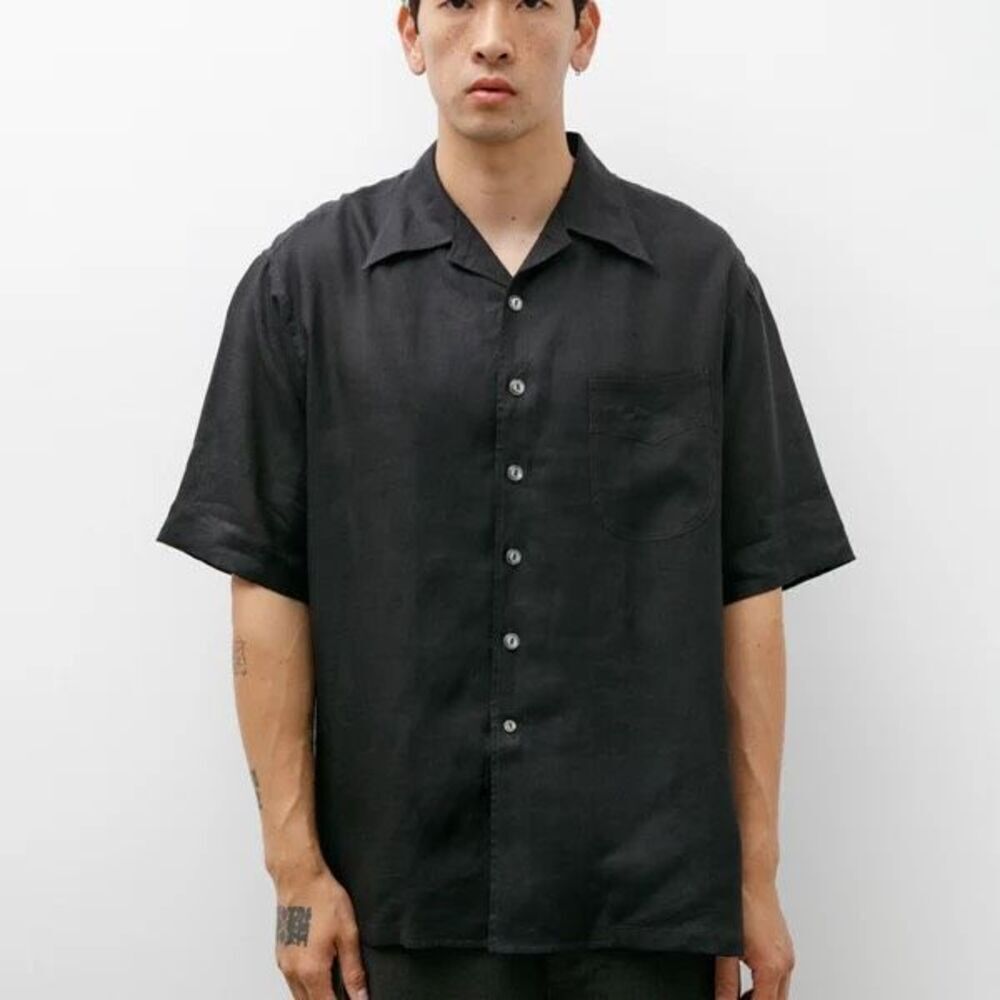 ✨Breakwater Mens Linen Sport Black Sz Large Shirt✨